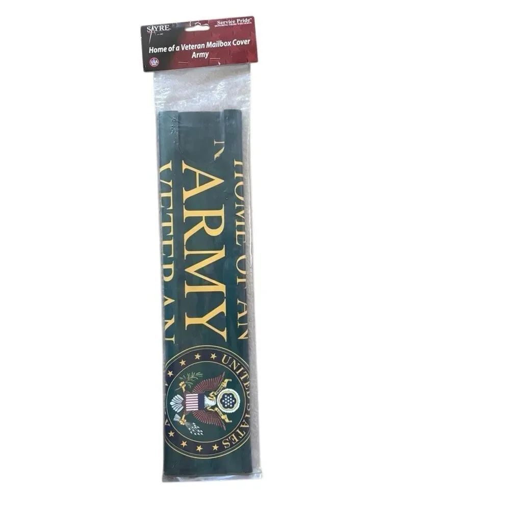Sayre Home Of A Veteran Mailbox Cover Army *New*